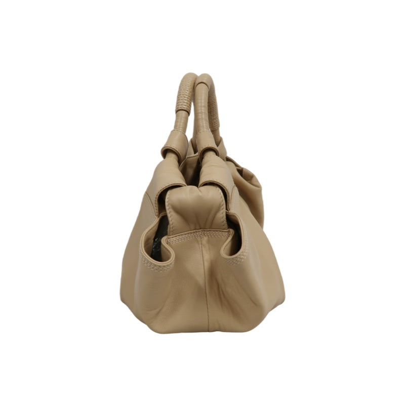 LOEWE Nappa Aire Leather Handbag Beige