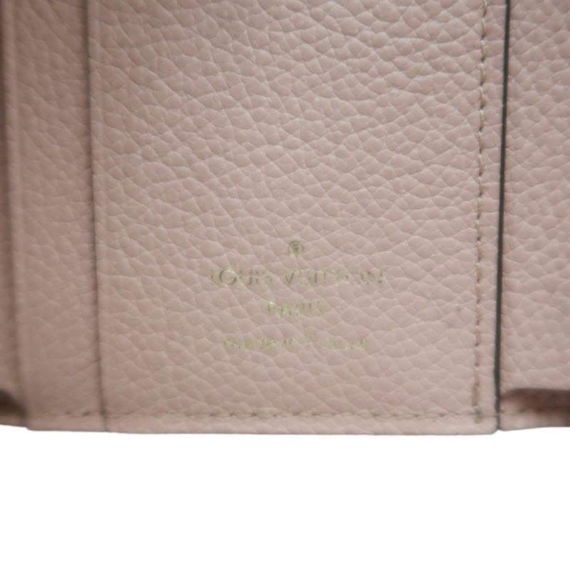 LOUIS VUITTON Empreinte Compact Wallet Leather Pink