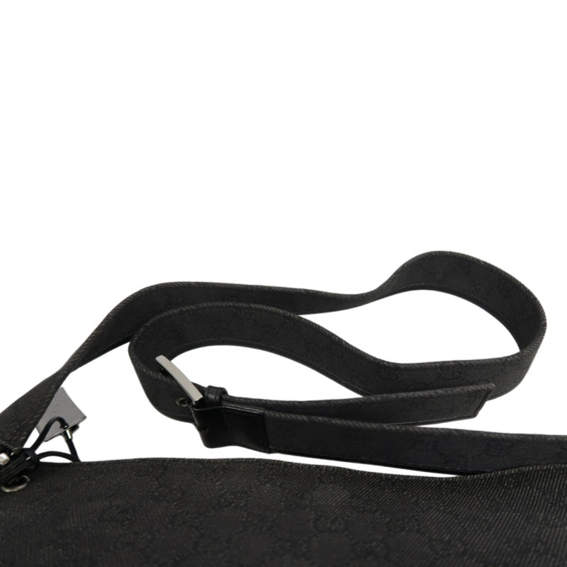 GUCCI GG Canvas Shoulder Bag Black