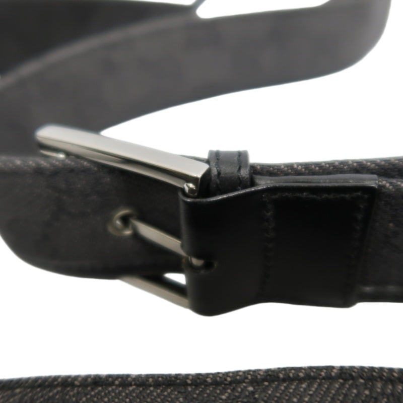 GUCCI GG Canvas Shoulder Bag Black