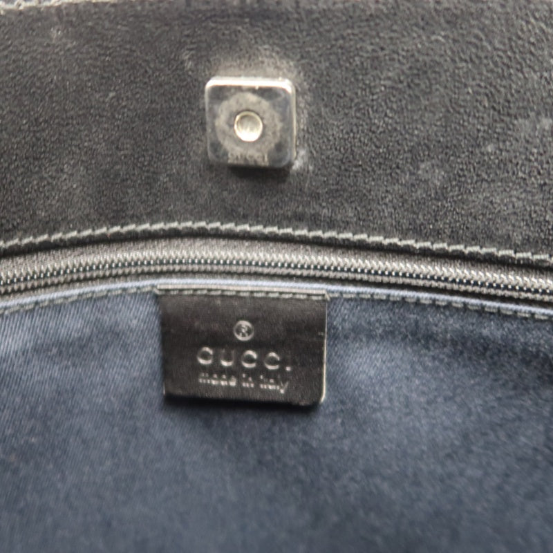 GUCCI GG Canvas Shoulder Bag Black