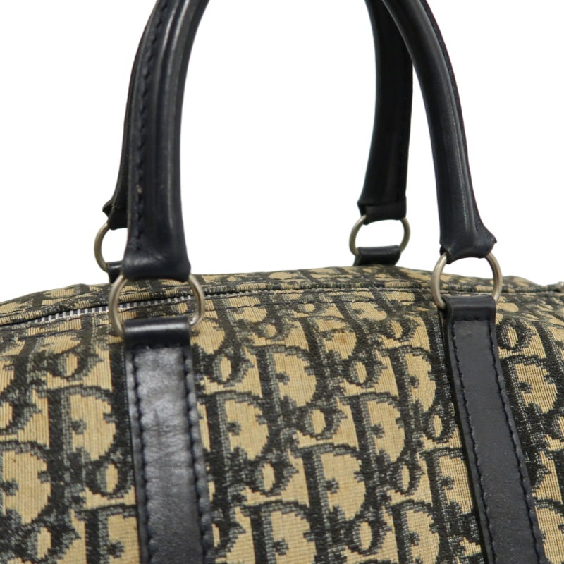 DIOR Trotter Mini Boston Handbag Navy