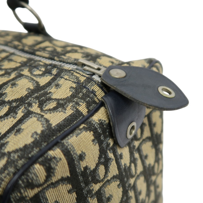 DIOR Trotter Mini Boston Handbag Navy