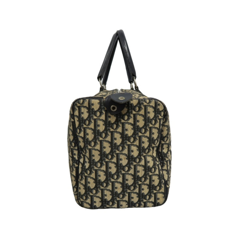 DIOR Trotter Mini Boston Handbag Navy
