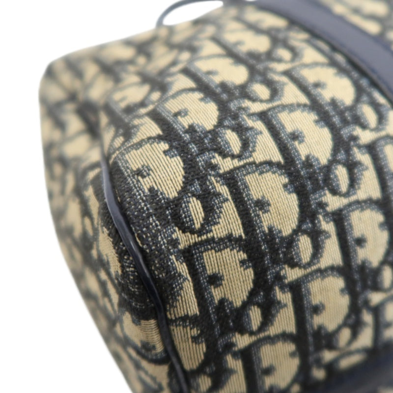 DIOR Trotter Mini Boston Handbag Navy