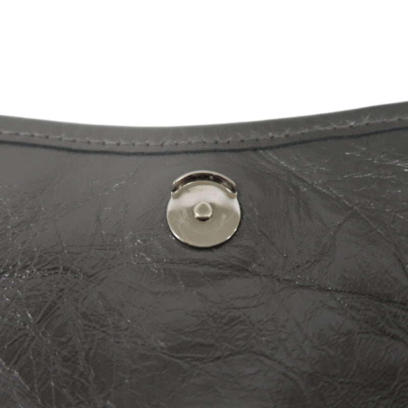 YSL Niki Small Quilted Chain Shoulder Bag, Gray Leather