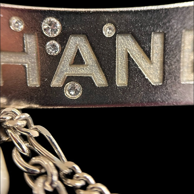 CHANEL Silver Stud Brooch