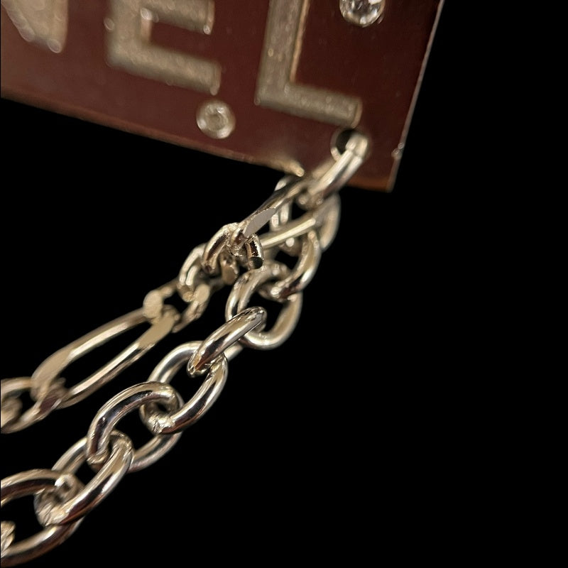 CHANEL Silver Stud Brooch