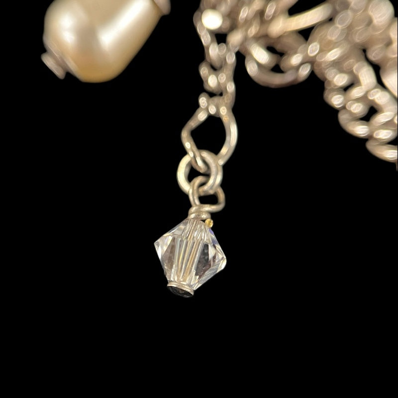 CHANEL Silver Stud Brooch