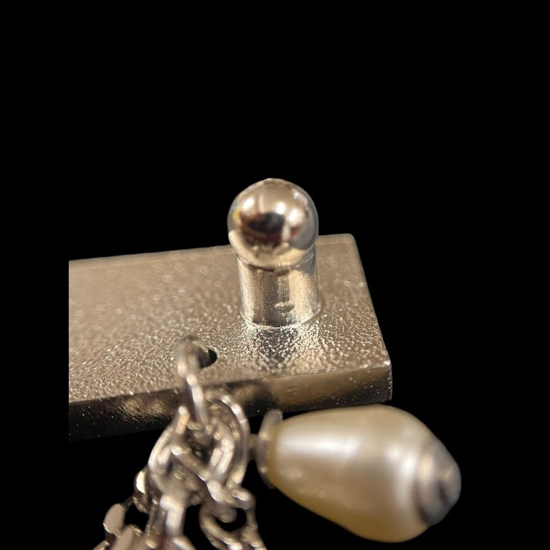 CHANEL Silver Stud Brooch
