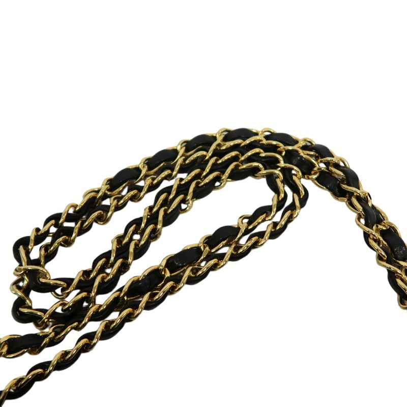 CHANEL Matelasse Classic Flap Jumbo Shoulder Bag Lambskin Black Gold Hardware