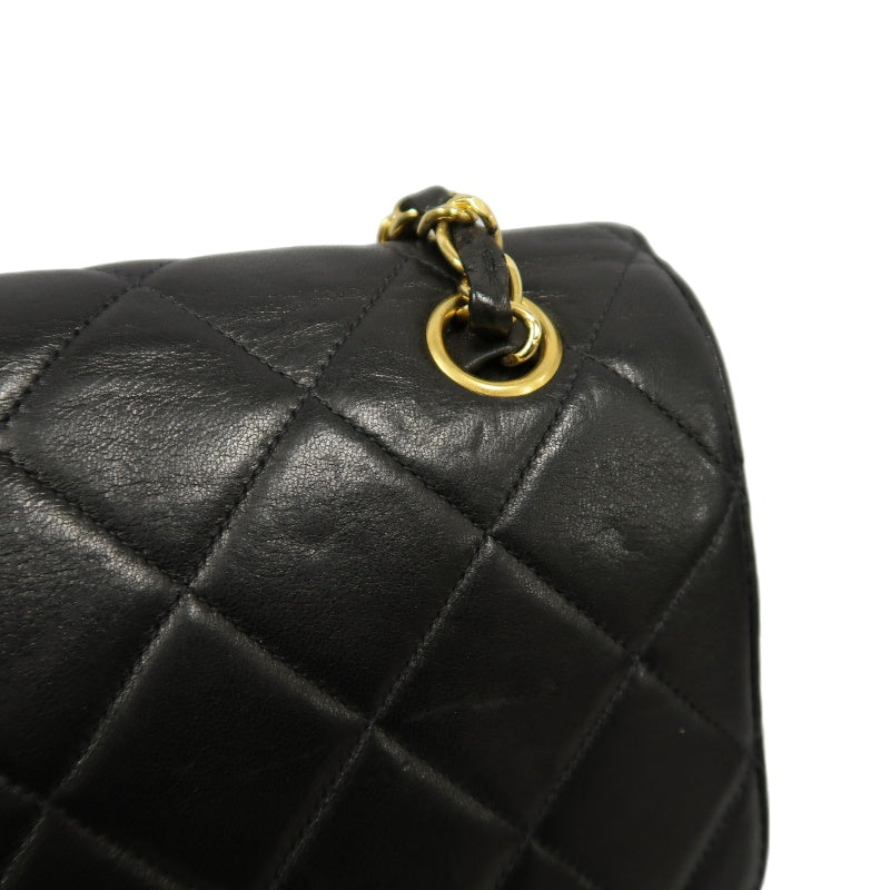 CHANEL Matelasse Classic Flap Jumbo Shoulder Bag Lambskin Black Gold Hardware
