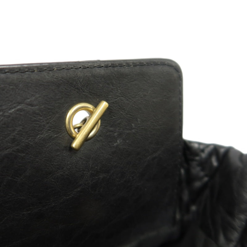 CHANEL Matelassé 2.55 Tote Bag Calfskin Black Gold Hardware