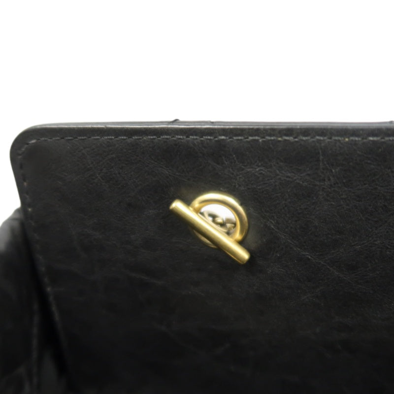 CHANEL Matelassé 2.55 Tote Bag Calfskin Black Gold Hardware