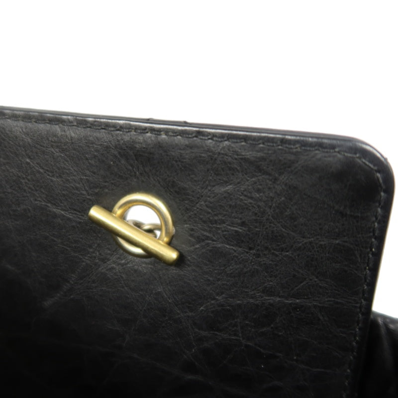 CHANEL Matelassé 2.55 Tote Bag Calfskin Black Gold Hardware