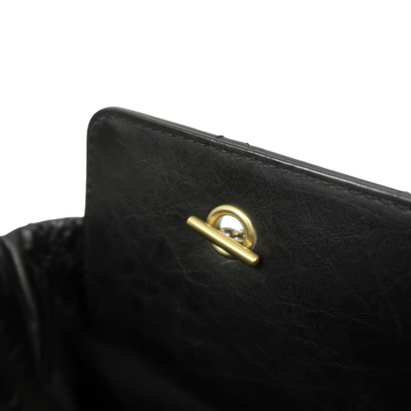 CHANEL Matelassé 2.55 Tote Bag Calfskin Black Gold Hardware