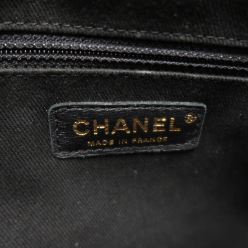 CHANEL Matelassé 2.55 Tote Bag Calfskin Black Gold Hardware