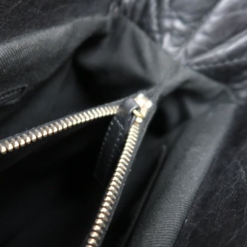 CHANEL Matelassé 2.55 Tote Bag Calfskin Black Gold Hardware