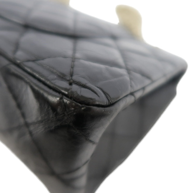 CHANEL Matelasse 2.55 Shoulder Bag Calfskin Black