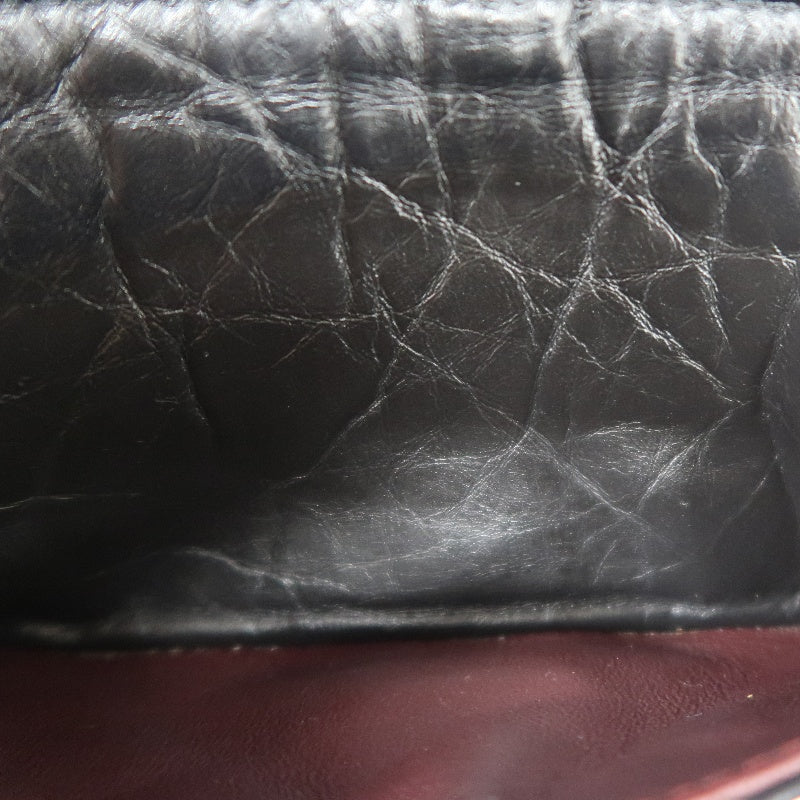 CHANEL Matelasse 2.55 Shoulder Bag Calfskin Black