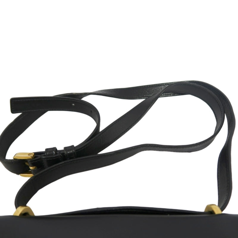 YSL Saint Laurent Shoulder Bag PVC Black