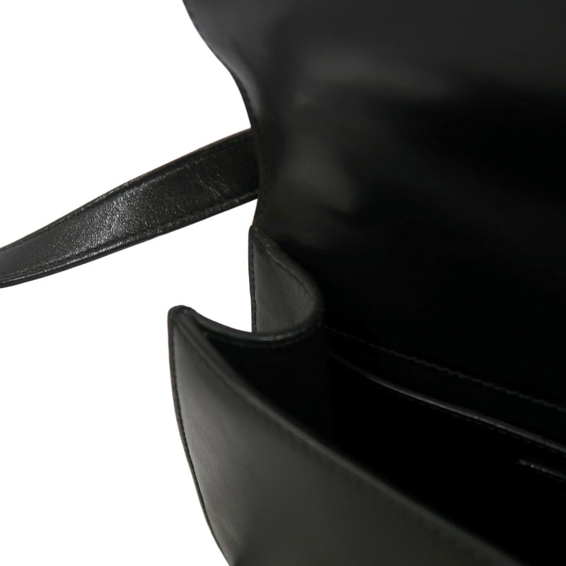 YSL Saint Laurent Shoulder Bag PVC Black