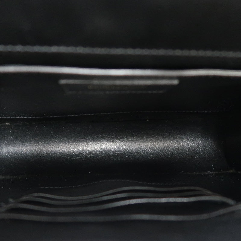 YSL Saint Laurent Shoulder Bag PVC Black