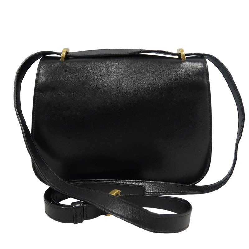 YSL Saint Laurent Shoulder Bag PVC Black