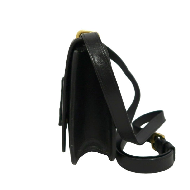 YSL Saint Laurent Shoulder Bag PVC Black