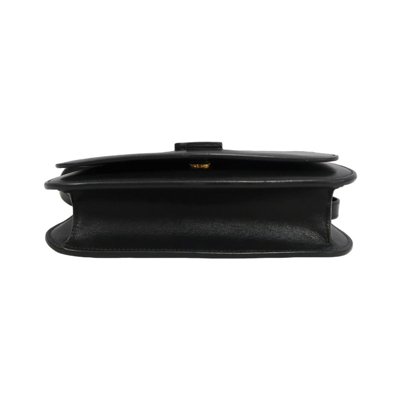 YSL Saint Laurent Shoulder Bag PVC Black