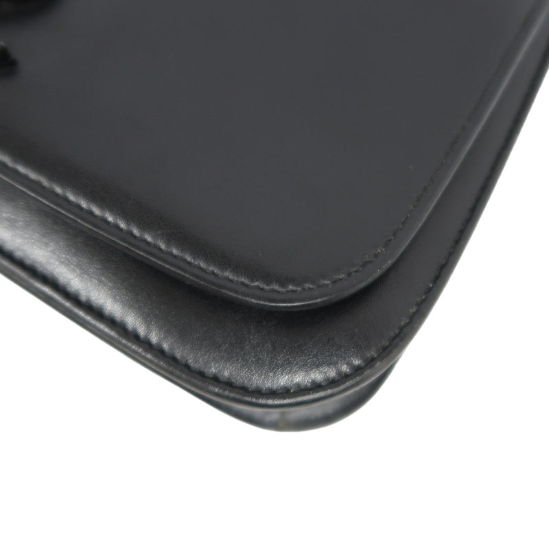 YSL Saint Laurent Shoulder Bag PVC Black
