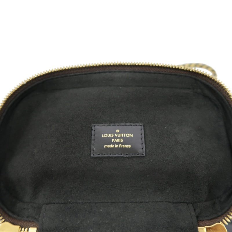 LOUIS VUITTON Vanity Case Monogram Reverse PVC Brown Gold Hardware Shoulder/Hand Bag