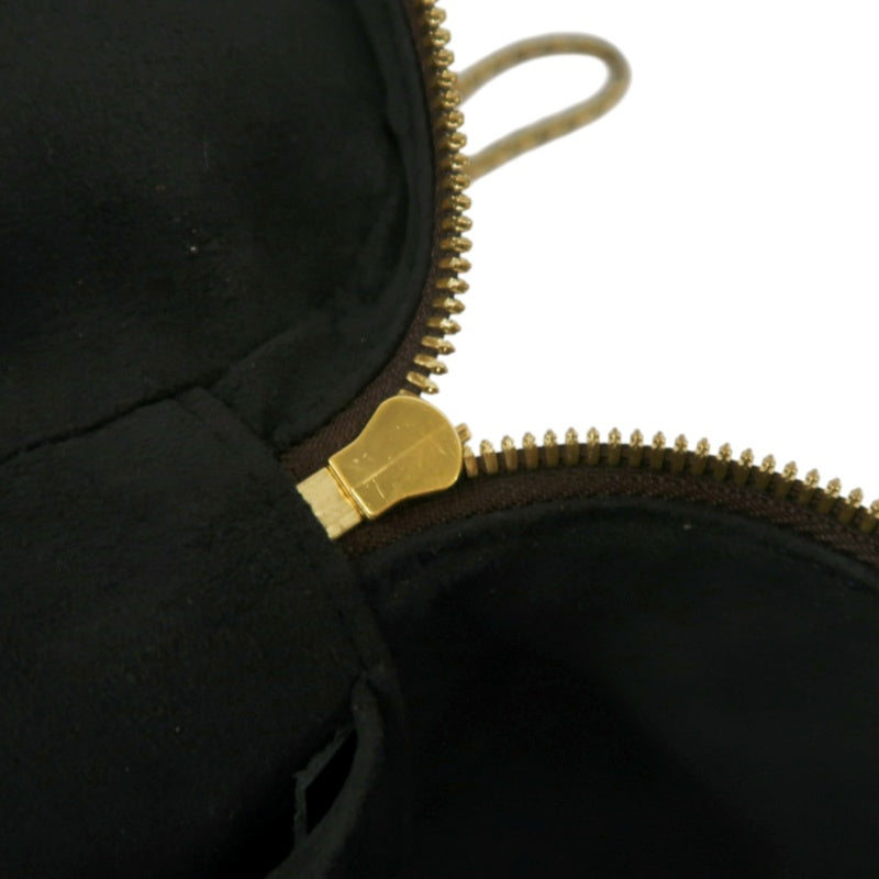 LOUIS VUITTON Vanity Case Monogram Reverse PVC Brown Gold Hardware Shoulder/Hand Bag