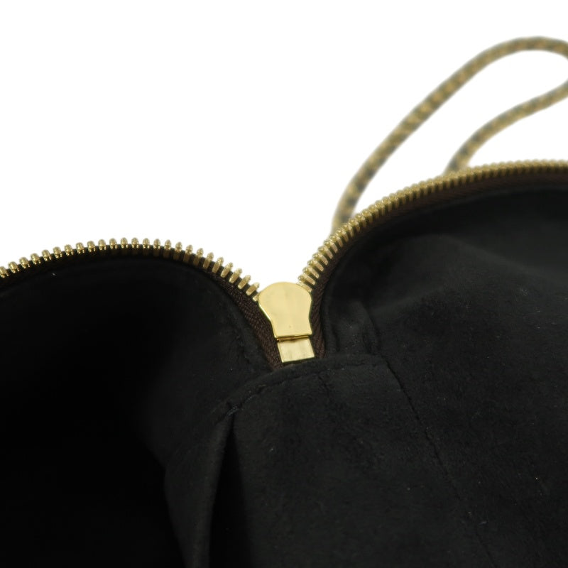 LOUIS VUITTON Vanity Case Monogram Reverse PVC Brown Gold Hardware Shoulder/Hand Bag