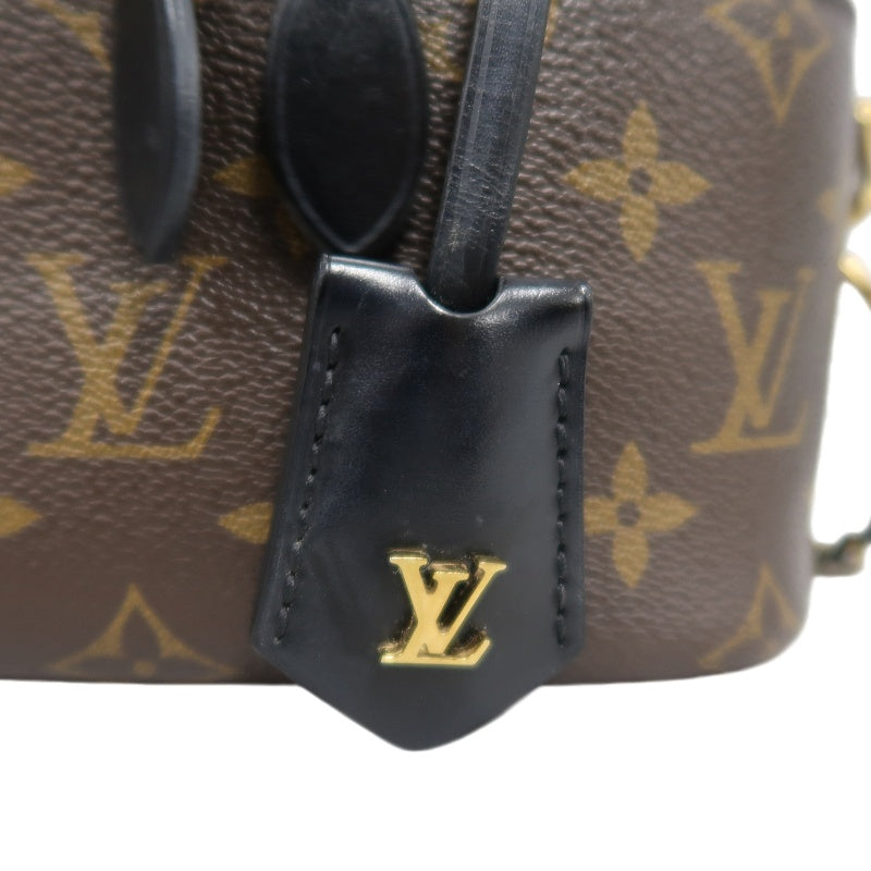 LOUIS VUITTON Vanity Case Monogram Reverse PVC Brown Gold Hardware Shoulder/Hand Bag