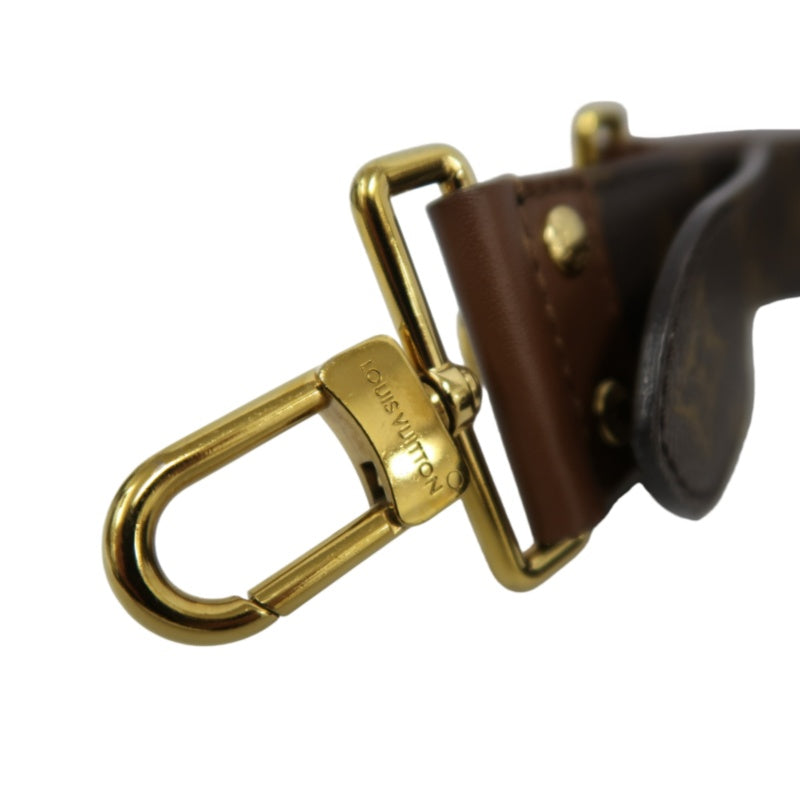 LOUIS VUITTON Papillon Trunk Monogram PVC Brown Gold Hardware Shoulder Bag With Shoulder Strap