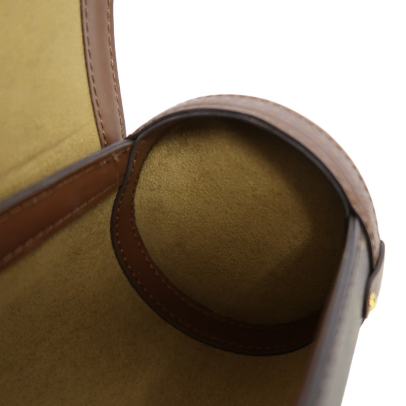 LOUIS VUITTON Papillon Trunk Monogram PVC Brown Gold Hardware Shoulder Bag With Shoulder Strap