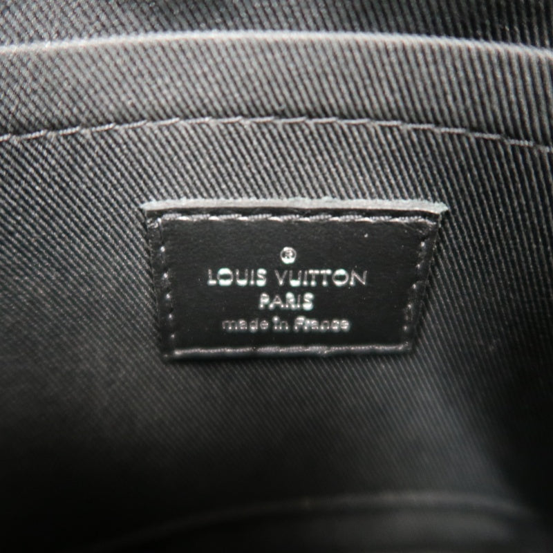 LOUIS VUITTON Soft Trunk Shoulder Bag Monogram Eclipse PVC Black With Shoulder Strap