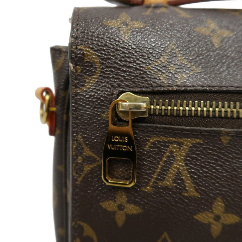 LOUIS VUITTON Metis Pochette Monogram Canvas PVC Brown With Shoulder Strap Handbag