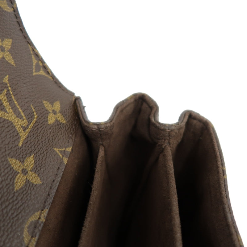 LOUIS VUITTON Metis Pochette Monogram Canvas PVC Brown With Shoulder Strap Handbag