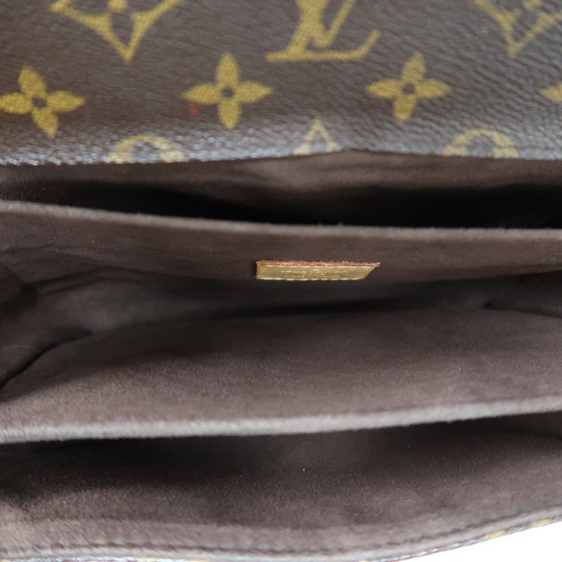LOUIS VUITTON Metis Pochette Monogram Canvas PVC Brown With Shoulder Strap Handbag