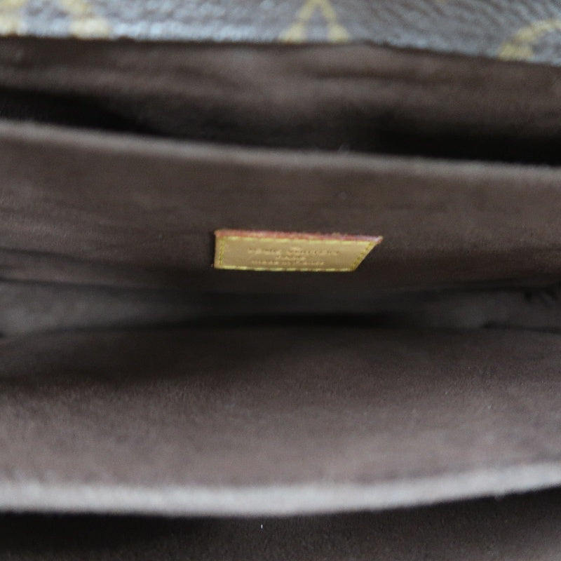 LOUIS VUITTON Metis Pochette Monogram Canvas PVC Brown With Shoulder Strap Handbag