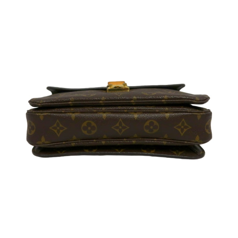 LOUIS VUITTON Metis Pochette Monogram Canvas PVC Brown With Shoulder Strap Handbag