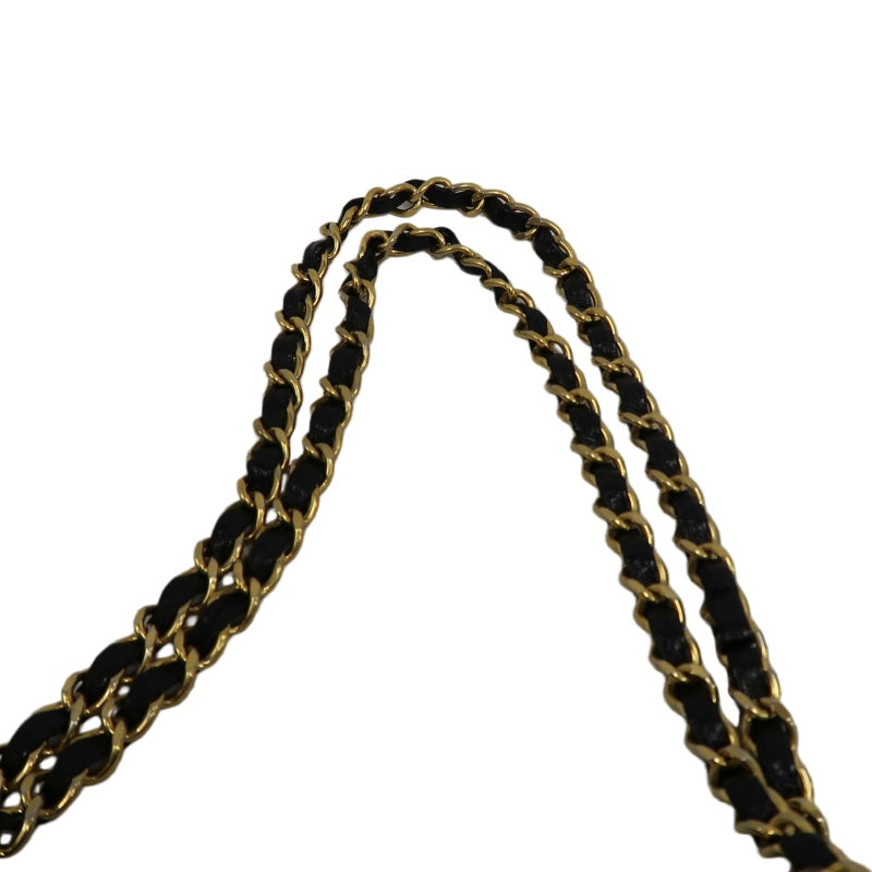 CHANEL Matelasse Paris Limited Edition Shoulder Bag Lambskin Black Gold Hardware