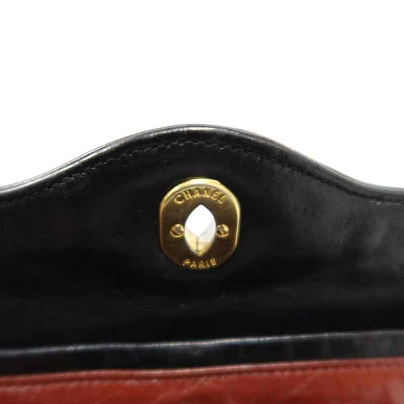 CHANEL Matelasse Paris Limited Edition Shoulder Bag Lambskin Black Gold Hardware
