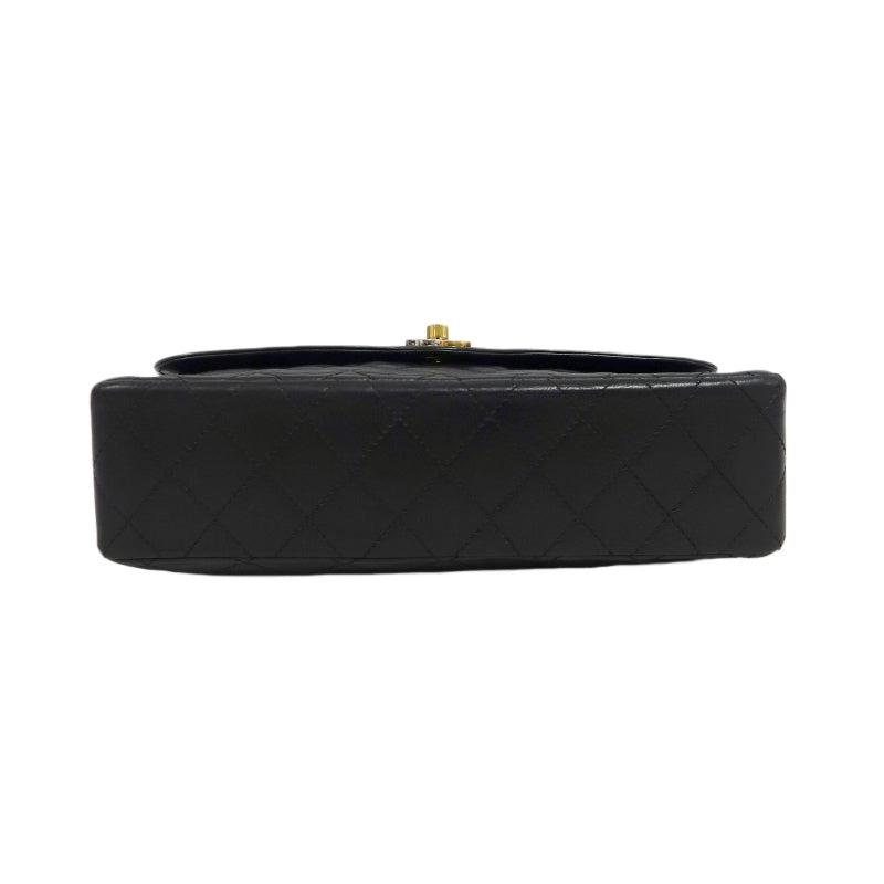 CHANEL Matelasse Paris Limited Edition Shoulder Bag Lambskin Black Gold Hardware
