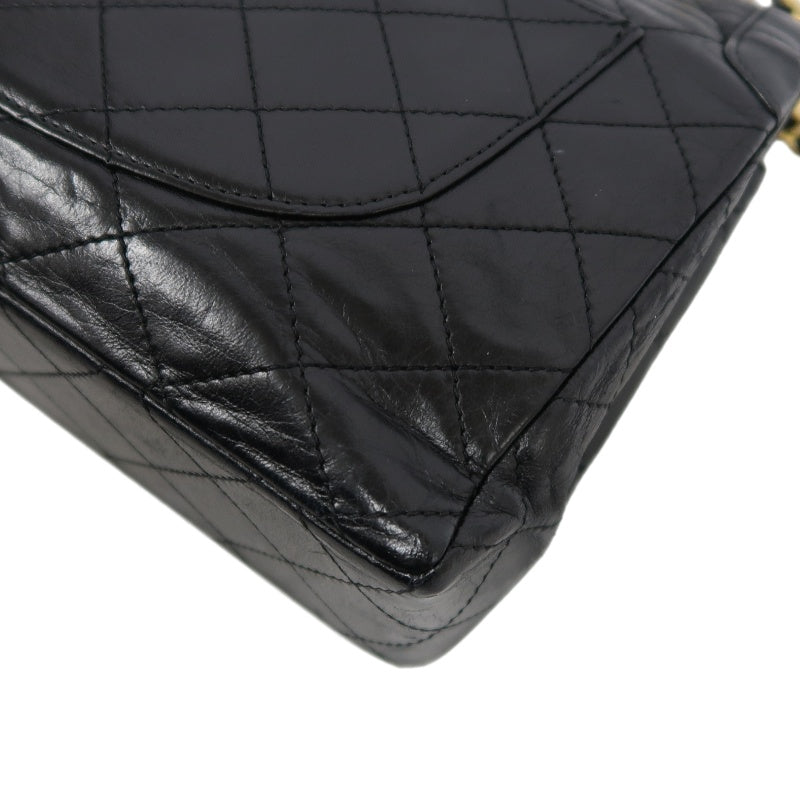CHANEL Matelasse Paris Limited Edition Shoulder Bag Lambskin Black Gold Hardware