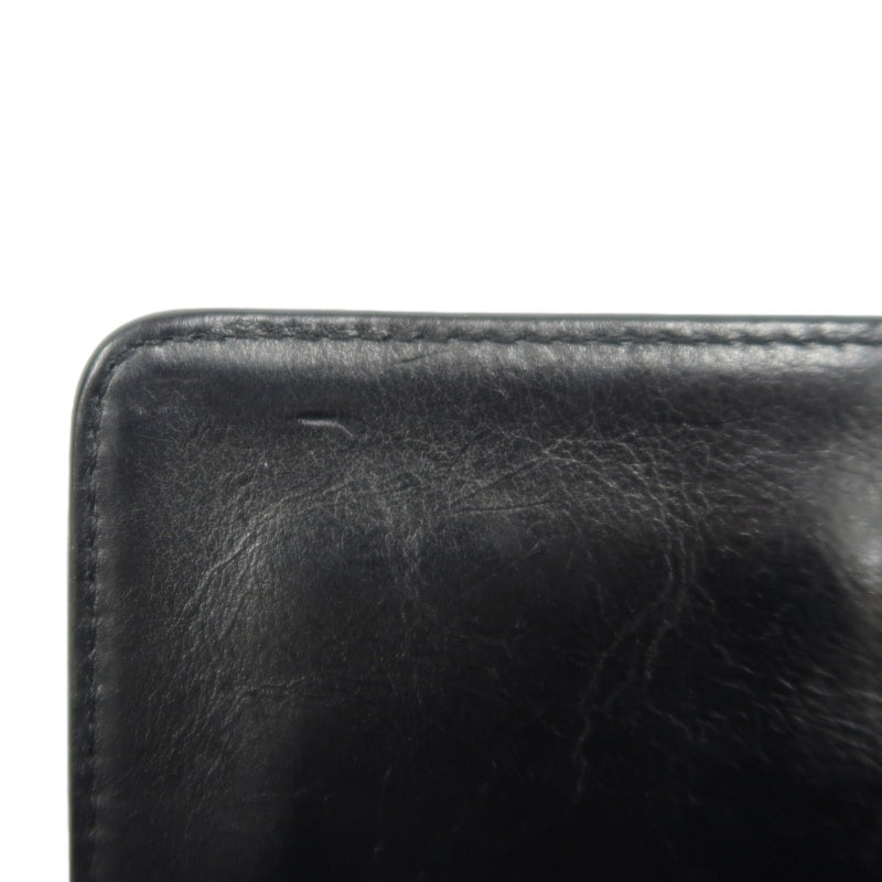 CHANEL Boy Leboy Shoulder Bag Caviar Leather Black Silver Hardware