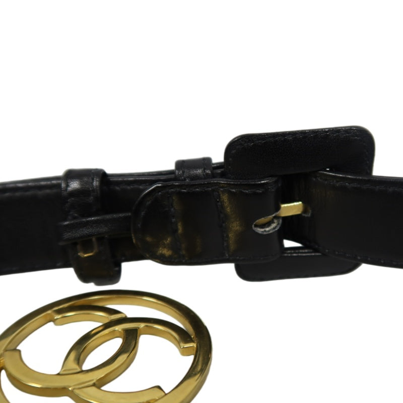 CHANEL Matelassé Shoulder Bag Lambskin Black Gold Hardware