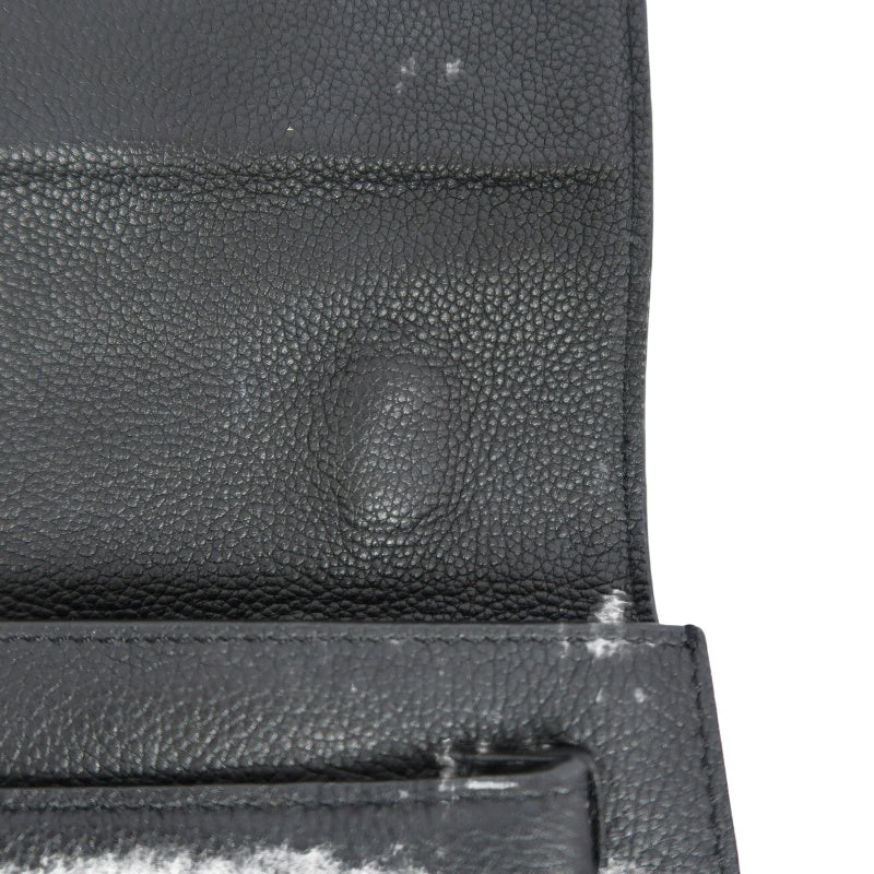 YSL Saint Laurent Sunset Shoulder Bag Calfskin Black Silver Hardware